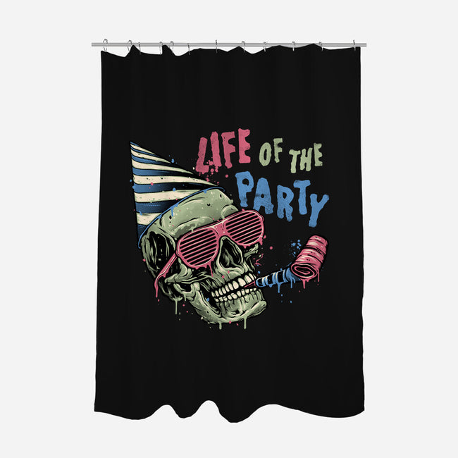 Life Of The Party-None-Polyester-Shower Curtain-glitchygorilla