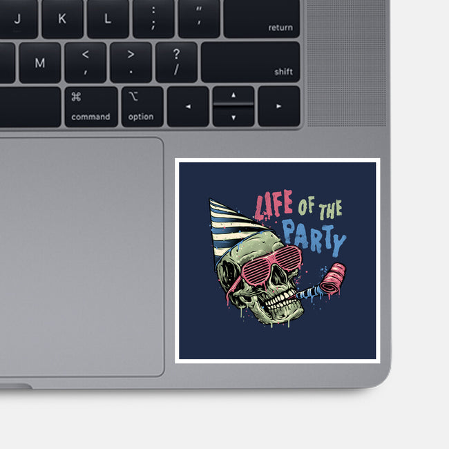 Life Of The Party-None-Glossy-Sticker-glitchygorilla