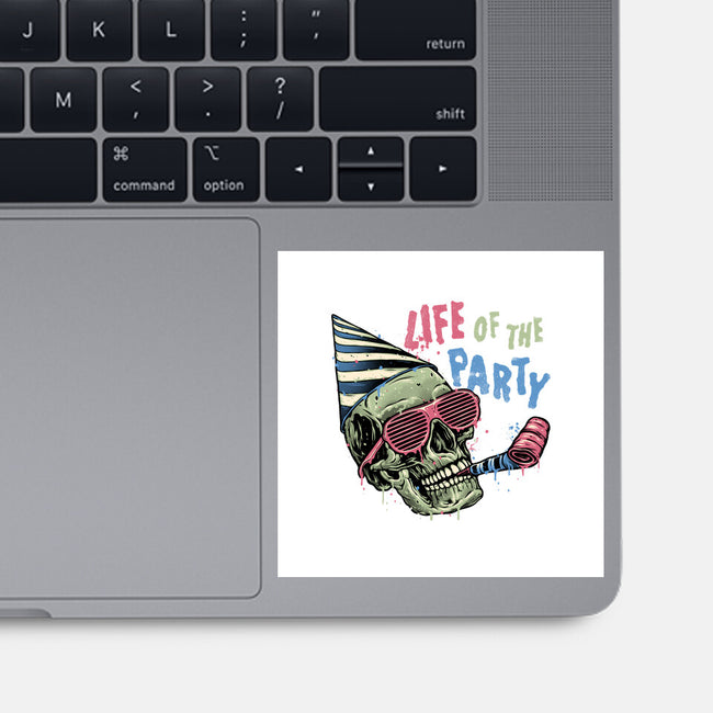 Life Of The Party-None-Glossy-Sticker-glitchygorilla