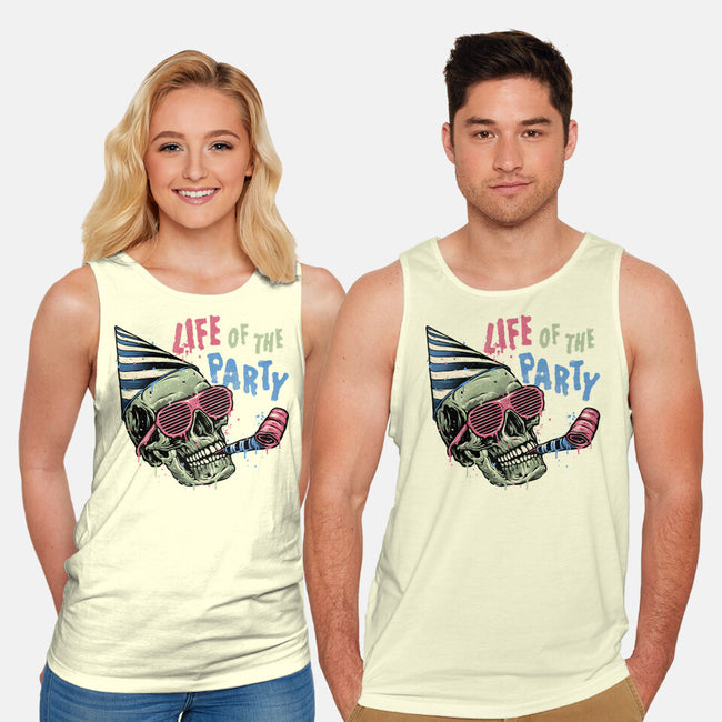 Life Of The Party-Unisex-Basic-Tank-glitchygorilla