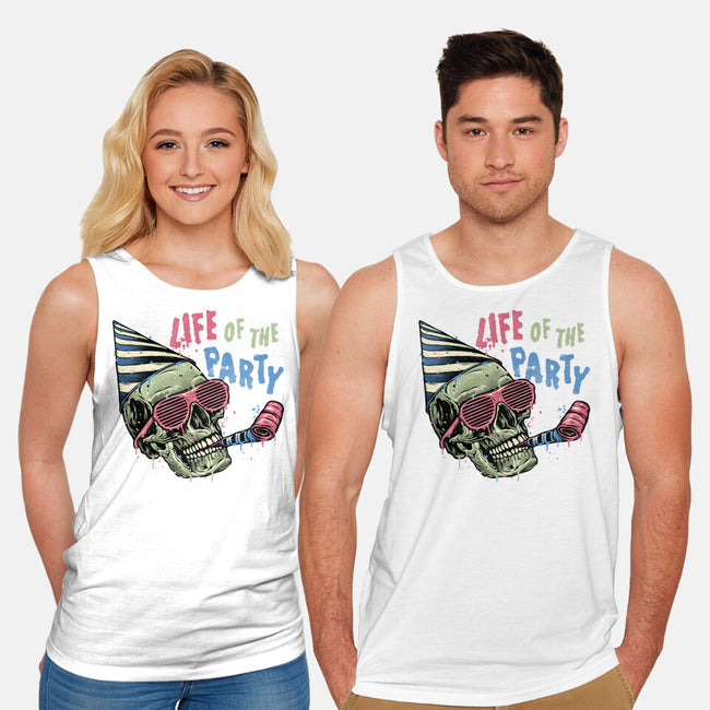 Life Of The Party-Unisex-Basic-Tank-glitchygorilla