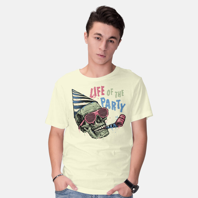 Life Of The Party-Mens-Basic-Tee-glitchygorilla