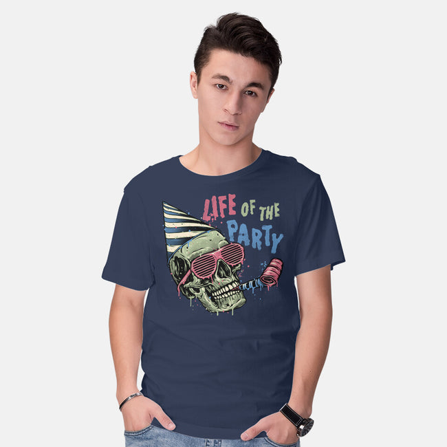 Life Of The Party-Mens-Basic-Tee-glitchygorilla