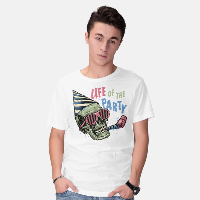 Life Of The Party-Mens-Basic-Tee-glitchygorilla
