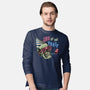 Life Of The Party-Mens-Long Sleeved-Tee-glitchygorilla