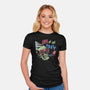 Life Of The Party-Womens-Fitted-Tee-glitchygorilla
