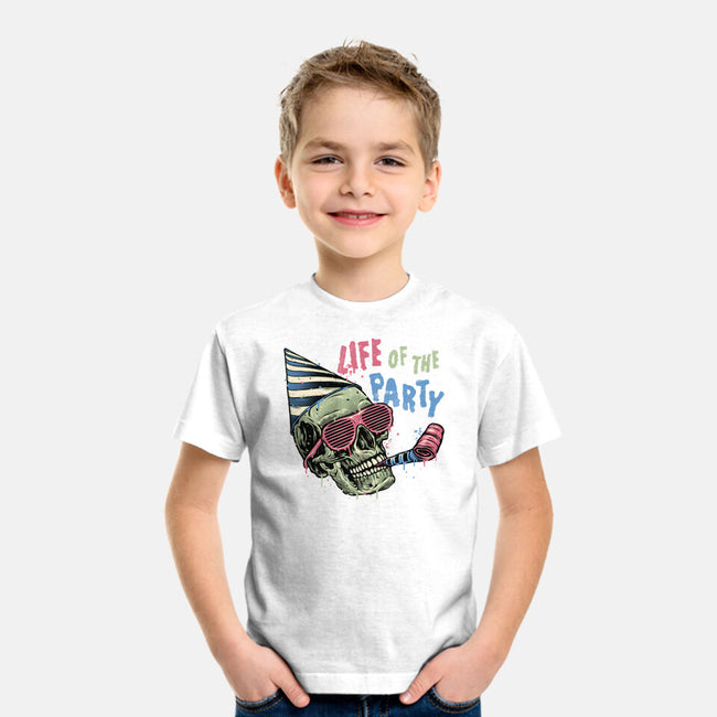 Life Of The Party-Youth-Basic-Tee-glitchygorilla