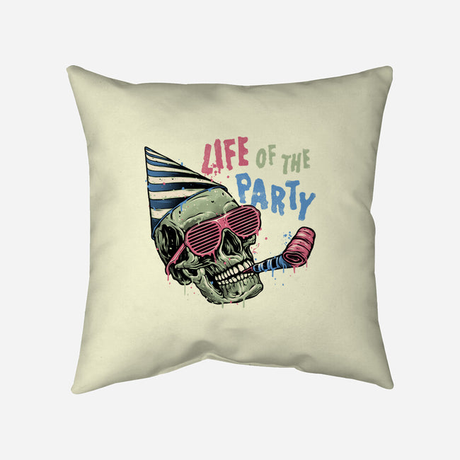 Life Of The Party-None-Removable Cover w Insert-Throw Pillow-glitchygorilla