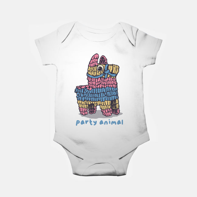 Party Animal-Baby-Basic-Onesie-glitchygorilla