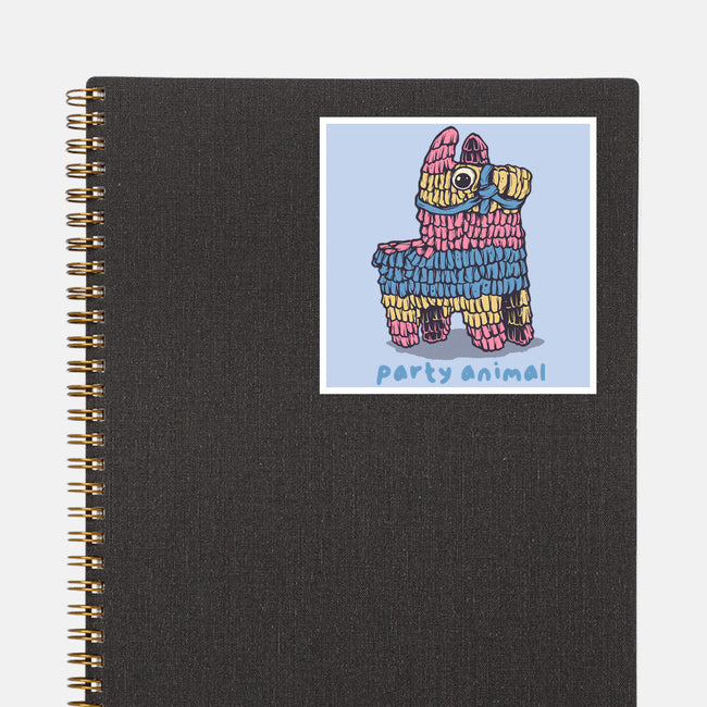 Party Animal-None-Glossy-Sticker-glitchygorilla