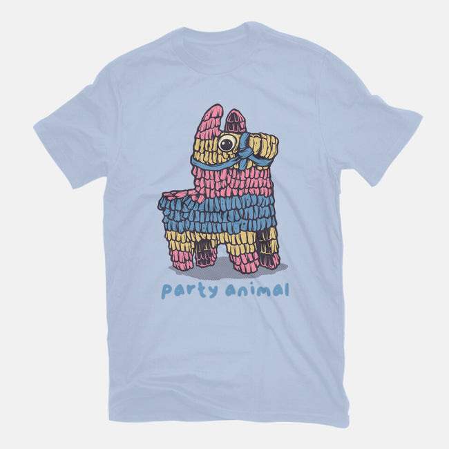 Party Animal-Mens-Heavyweight-Tee-glitchygorilla