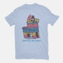 Party Animal-Womens-Fitted-Tee-glitchygorilla