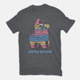 Party Animal-Mens-Heavyweight-Tee-glitchygorilla