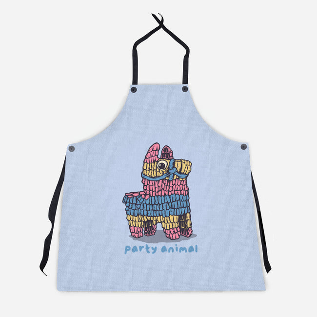 Party Animal-Unisex-Kitchen-Apron-glitchygorilla