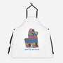 Party Animal-Unisex-Kitchen-Apron-glitchygorilla