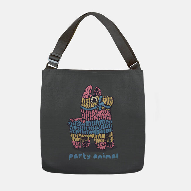 Party Animal-None-Adjustable Tote-Bag-glitchygorilla