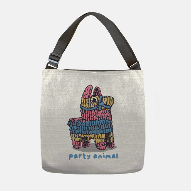 Party Animal-None-Adjustable Tote-Bag-glitchygorilla