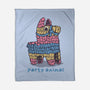 Party Animal-None-Fleece-Blanket-glitchygorilla