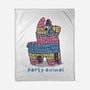 Party Animal-None-Fleece-Blanket-glitchygorilla