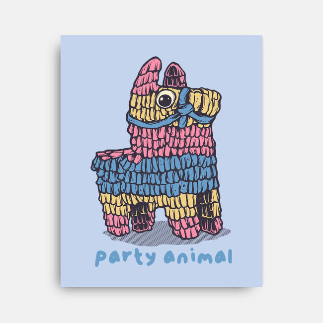 Party Animal-None-Stretched-Canvas-glitchygorilla