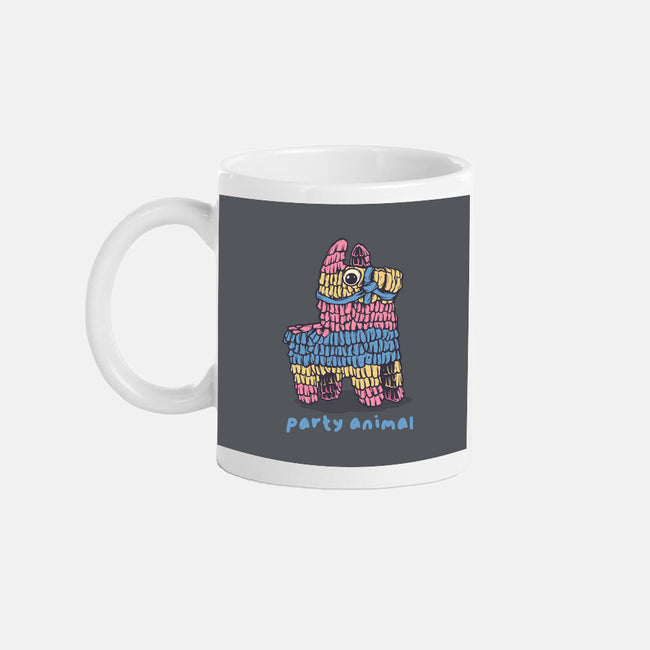Party Animal-None-Mug-Drinkware-glitchygorilla