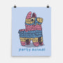 Party Animal-None-Matte-Poster-glitchygorilla