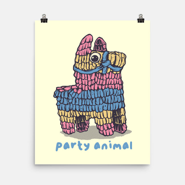 Party Animal-None-Matte-Poster-glitchygorilla
