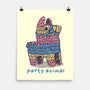 Party Animal-None-Matte-Poster-glitchygorilla