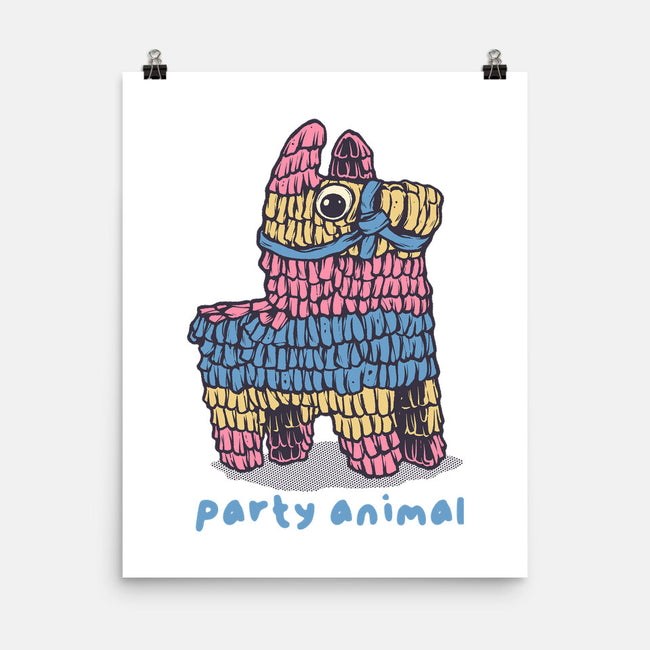 Party Animal-None-Matte-Poster-glitchygorilla