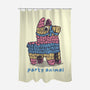 Party Animal-None-Polyester-Shower Curtain-glitchygorilla