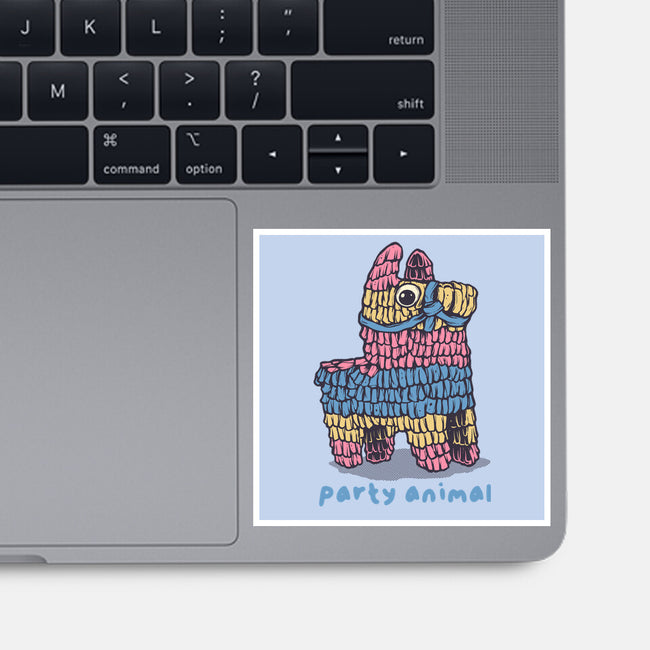 Party Animal-None-Glossy-Sticker-glitchygorilla