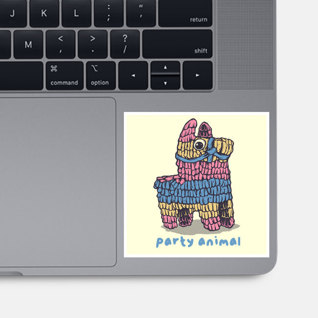 Party Animal-None-Glossy-Sticker-glitchygorilla