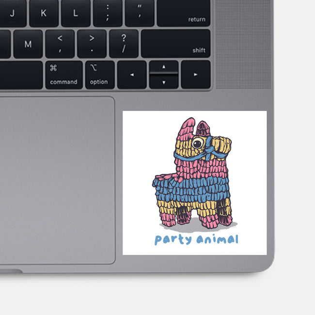 Party Animal-None-Glossy-Sticker-glitchygorilla