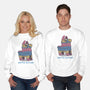 Party Animal-Unisex-Crew Neck-Sweatshirt-glitchygorilla