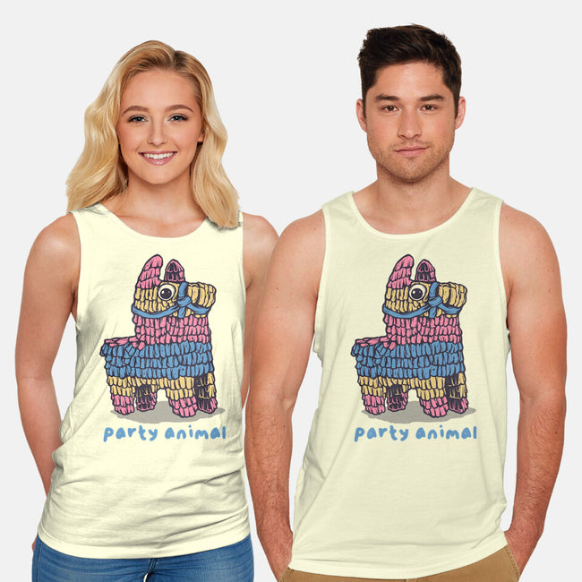 Party Animal-Unisex-Basic-Tank-glitchygorilla