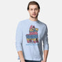 Party Animal-Mens-Long Sleeved-Tee-glitchygorilla