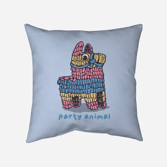 Party Animal-None-Removable Cover w Insert-Throw Pillow-glitchygorilla