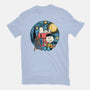 Painting The Night-Womens-Fitted-Tee-glitchygorilla