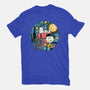 Painting The Night-Womens-Fitted-Tee-glitchygorilla