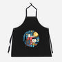 Painting The Night-Unisex-Kitchen-Apron-glitchygorilla