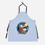 Painting The Night-Unisex-Kitchen-Apron-glitchygorilla