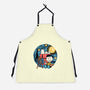 Painting The Night-Unisex-Kitchen-Apron-glitchygorilla