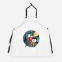 Painting The Night-Unisex-Kitchen-Apron-glitchygorilla