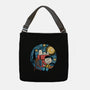 Painting The Night-None-Adjustable Tote-Bag-glitchygorilla