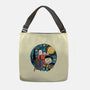 Painting The Night-None-Adjustable Tote-Bag-glitchygorilla