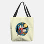Painting The Night-None-Basic Tote-Bag-glitchygorilla