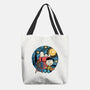 Painting The Night-None-Basic Tote-Bag-glitchygorilla