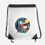 Painting The Night-None-Drawstring-Bag-glitchygorilla