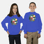 Painting The Night-Youth-Crew Neck-Sweatshirt-glitchygorilla