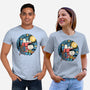 Painting The Night-Unisex-Basic-Tee-glitchygorilla